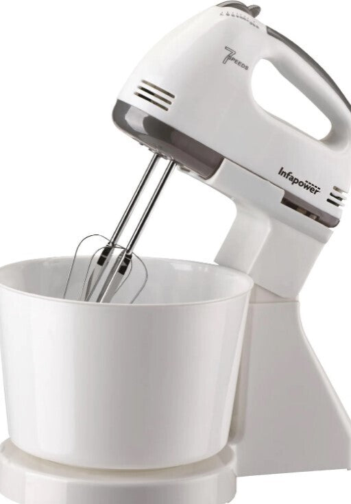 Infapower Hand Mixer with Bowl & Stand - X102