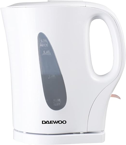 1.7 Litre Capacity, Plastic Kettle, White