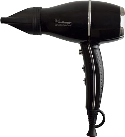 Professional 1900w AC Hairdryer with 3 Heat Settings -Black