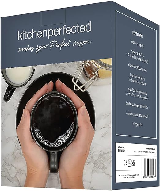 Kitchen Perfected 2000W 1.7L Electric Cordless Kettle