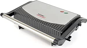 Panini Press and Health Grill - Black Steel