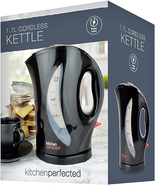 Kitchen Perfected 2000W 1.7L Electric Cordless Kettle