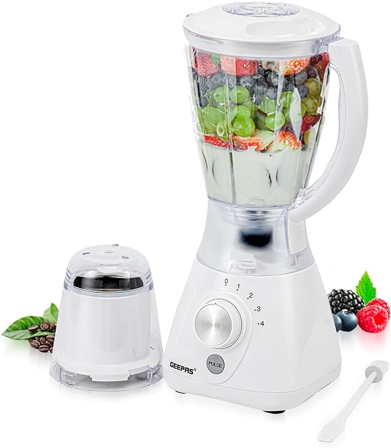 2 IN 1 Blender and Grinder ¦ 550 W ¦ 2 Year Warranty ¦ White