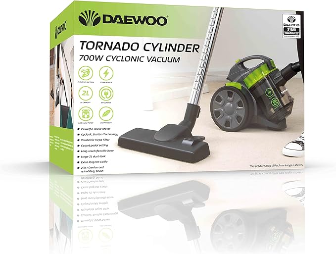 Bag less Lightweight Vacuum Cleaner | Tornado Cylinder 700W