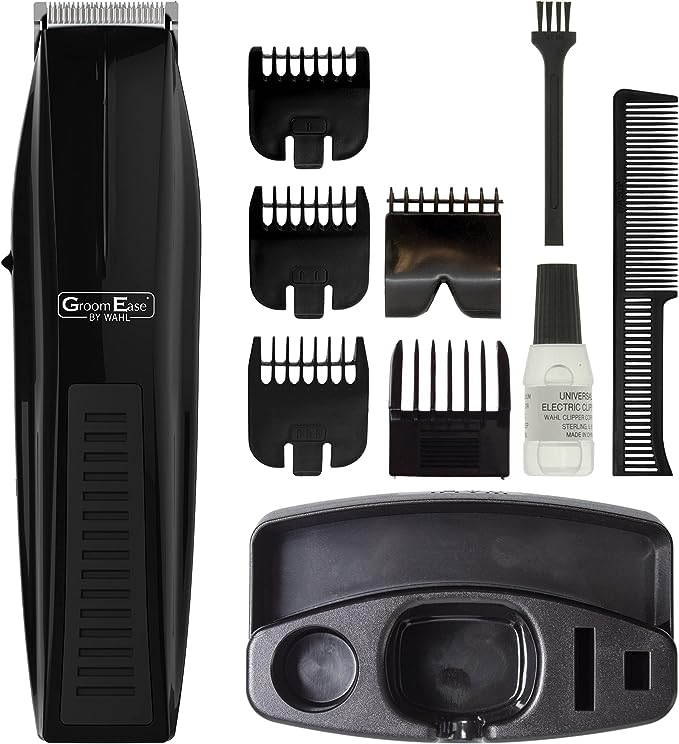 WAHL Groomease Performer Trimmer for Men, Beard Care Kit, Black, 1 Unit