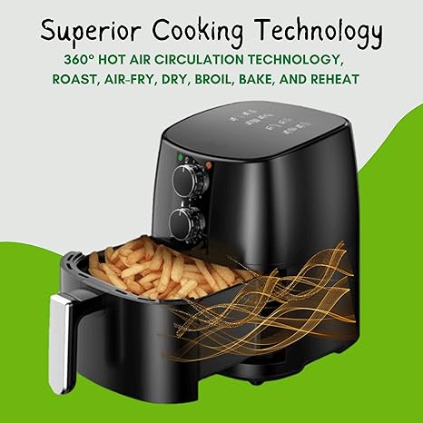 4 Litre Air Fryer with Recipe Book [Energy Class A]