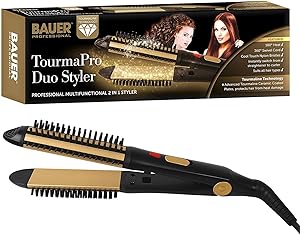 Hair Straighteners and Curler for All Hair Types / Ceramic Tourmaline Technology