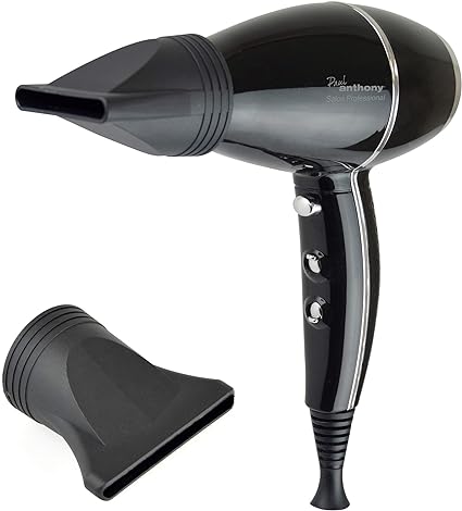 Professional 1900w AC Hairdryer with 3 Heat Settings -Black