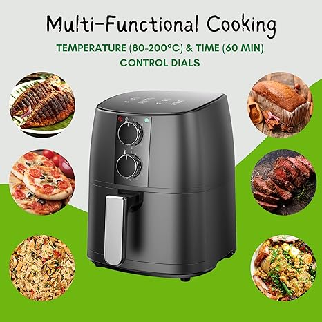 4 Litre Air Fryer with Recipe Book [Energy Class A]