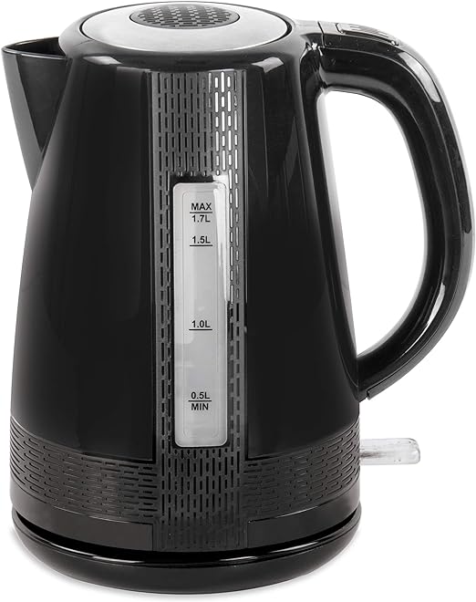 SQ Professional Blitz Jug Electric Kettle, 1.7L 2200W (Black)