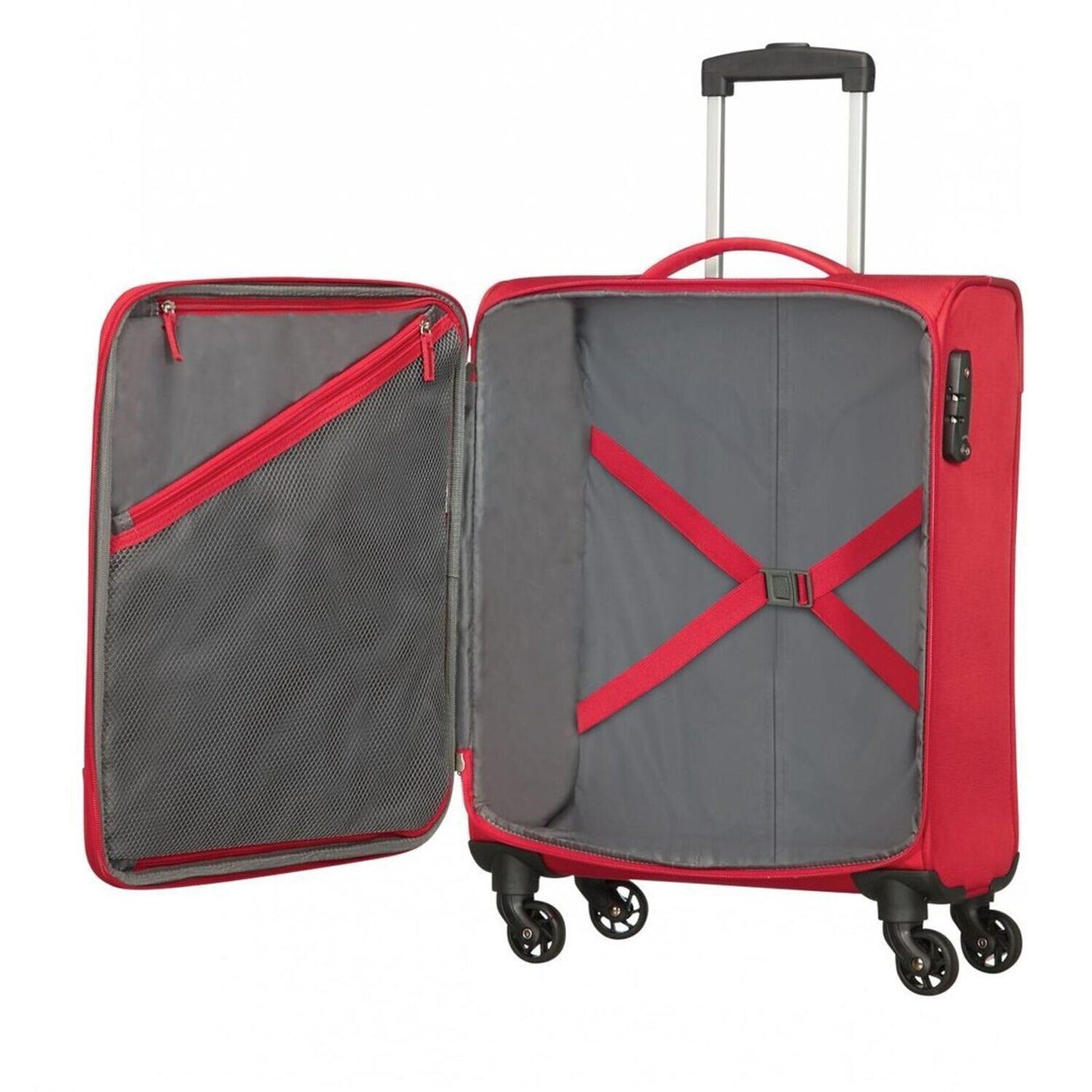 19'' Roller Suitcase Bag, Red