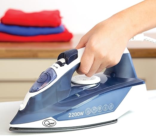 Professional Steam Iron / Variable Temperature / 40 Second Rapid Heating / Non-Stick Soleplate and Self Clean Function / 2200 W / Blue Colour