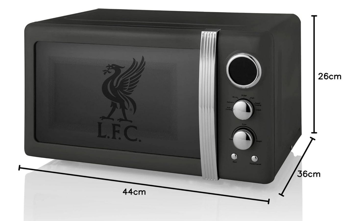 20 Litre Capacity LFC Microwave | 800W | 60-minute Digital Timer | Black