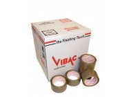 VIBAC 828M - 48mm x 66m Low Noise Acrylic BOPP Tape  - 36 Rolls Per Case